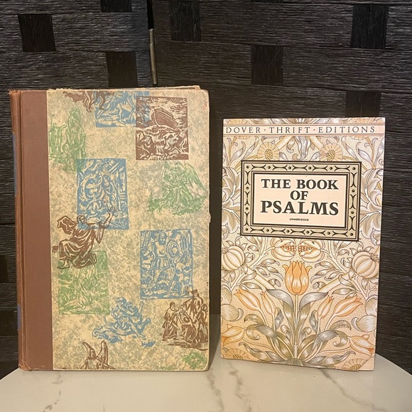 1957 The Bible Story Illustrated: Volume 1 Vintage Hardcover Book of Psalms (2) - Picture 2 of 10